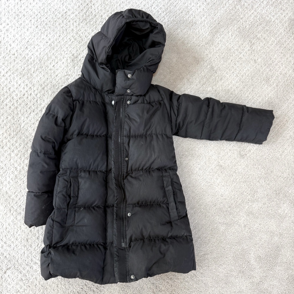 Crewcuts Charcoal Hooded Puffer Jacket